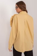 Koszula Damska Model LK-KS-509612.28 Dark Yellow - Lakerta Koszula Damska Model LK-KS-509612.28 Dark Yellow - Lakerta