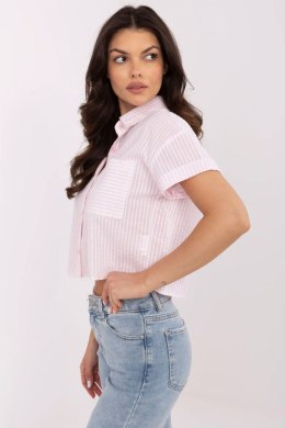 Koszula Damska Model NM-KS-KA-01148.50P White/Pink - NM