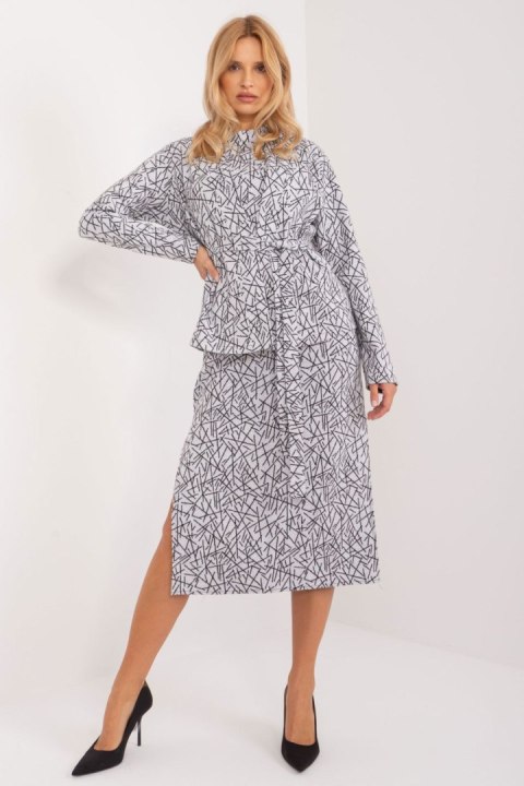 Sukienka Komplet Model LK-KMPL-509553.91 Light Grey - Lakerta Sukienka Komplet Model LK-KMPL-509553.91 Light Grey - Lakerta