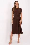 Sukienka Model DHJ-SK-21309.96 Dark Brown - Italy Moda