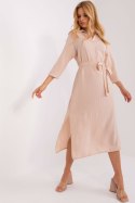 Sukienka Model LK-SK-509342.33P Beige - Lakerta Sukienka Model LK-SK-509342.33P Beige - Lakerta