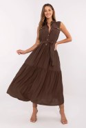 Sukienka Model MI-SK-A5032.70P Brown - Italy Moda Sukienka Model MI-SK-A5032.70P Brown - Italy Moda