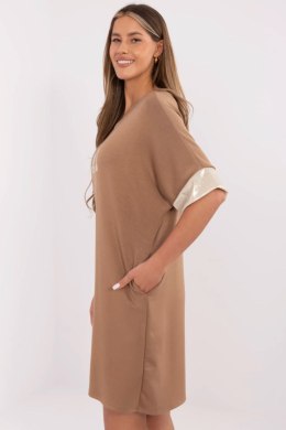 Sukienka Model MI-SK-A6192.52 Light Brown - Italy Moda
