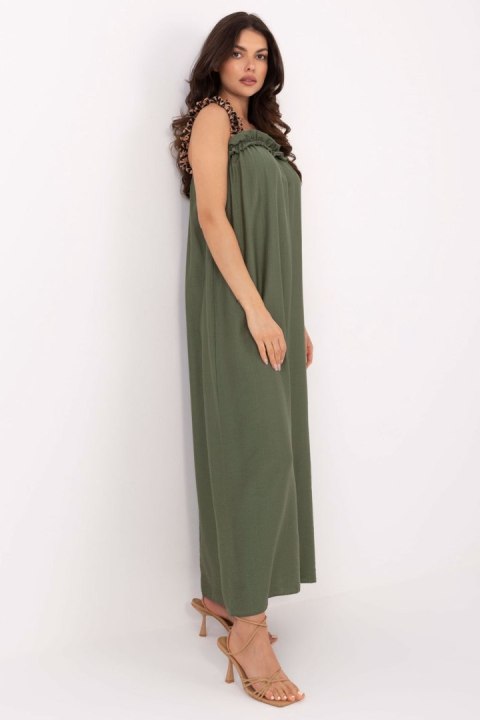 Sukienka Model MI-SK-A6412.68 Khaki - Italy Moda