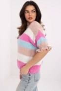 Sweter Damski Model MI-SW-1903.94 White/Pink - Italy Moda