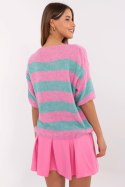 Sweter Damski Model MI-SW-2503.84 Mint - Italy Moda Sweter Damski Model MI-SW-2503.84 Mint - Italy Moda