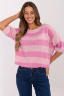 Sweter Damski Model MI-SW-2503.84 Pink - Italy Moda Sweter Damski Model MI-SW-2503.84 Pink - Italy Moda