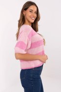 Sweter Damski Model MI-SW-2503.84 Pink - Italy Moda Sweter Damski Model MI-SW-2503.84 Pink - Italy Moda