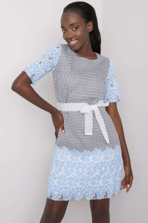 Sukienka Model LK-SK-506836-2.13P Light Blue - Lakerta Sukienka Model LK-SK-506836-2.13P Light Blue - Lakerta