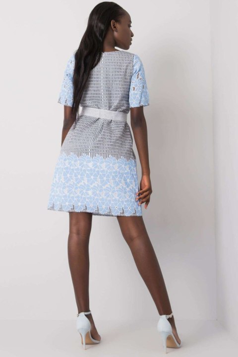 Sukienka Model LK-SK-506836-2.13P Light Blue - Lakerta Sukienka Model LK-SK-506836-2.13P Light Blue - Lakerta