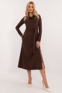 Sukienka Model LK-SK-509792.21P Dark Brown - Lakerta Sukienka Model LK-SK-509792.21P Dark Brown - Lakerta