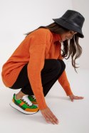 Sweter Damski Model LC-SW-0331.89P Dark Orange - Rue Paris Sweter Damski Model LC-SW-0331.89P Dark Orange - Rue Paris