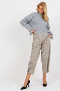 Sweter Damski Model LC-SW-0373.95P Grey - Rue Paris Sweter Damski Model LC-SW-0373.95P Grey - Rue Paris