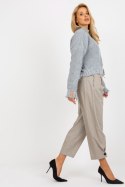 Sweter Damski Model LC-SW-0373.95P Grey - Rue Paris Sweter Damski Model LC-SW-0373.95P Grey - Rue Paris
