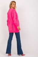 Sweter Kardigan Model LC-SW-8042.69 Fluo Pink - Rue Paris Sweter Kardigan Model LC-SW-8042.69 Fluo Pink - Rue Paris