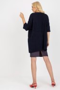 Sweter Kardigan Model LO-SW-LK-3002.98P Navy - Rue Paris Sweter Kardigan Model LO-SW-LK-3002.98P Navy - Rue Paris