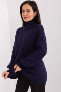 Golf Damski Model AT-SW-2348.88 Navy - AT Golf Damski Model AT-SW-2348.88 Navy - AT