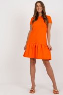 Sukienka Model WN-SK-648.07 Orange - Rue Paris Sukienka Model WN-SK-648.07 Orange - Rue Paris