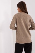 Sweter Damski Model AT-SW-2326.37X Dark Beige - AT Sweter Damski Model AT-SW-2326.37X Dark Beige - AT