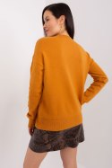Sweter Damski Model AT-SW-2340.22 Dark Yellow - AT