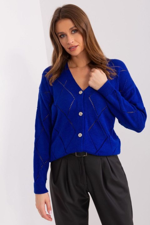 Sweter Damski Model LC-SW-A10-1.19P Cobalt - Rue Paris