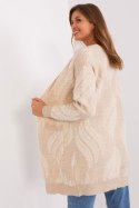 Sweter Kardigan Model AT-SW-234501.00P Light Beige - AT Sweter Kardigan Model AT-SW-234501.00P Light Beige - AT