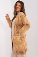 Sweter Kardigan Model AT-SW-234701.34 Beige - AT Sweter Kardigan Model AT-SW-234701.34 Beige - AT