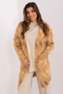 Sweter Kardigan Model AT-SW-234701.34 Beige - AT Sweter Kardigan Model AT-SW-234701.34 Beige - AT
