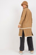Sweter Kardigan Model LC-SW-0340.42P Dark Beige - Rue Paris Sweter Kardigan Model LC-SW-0340.42P Dark Beige - Rue Paris
