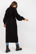 Sweter Kardigan Model LC-SW-8020.16P Black - Rue Paris Sweter Kardigan Model LC-SW-8020.16P Black - Rue Paris