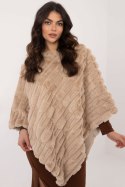 Sweter Ponczo Model AT-PN-2347.88 Beige - AT Sweter Ponczo Model AT-PN-2347.88 Beige - AT