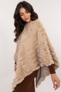 Sweter Ponczo Model AT-PN-2347.88 Beige - AT Sweter Ponczo Model AT-PN-2347.88 Beige - AT