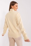 Golf Damski Model AT-SW-23401.97P Light Beige - AT Golf Damski Model AT-SW-23401.97P Light Beige - AT