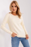 Sweter Damski Model AT-SW-232901.25X Light Beige - AT Sweter Damski Model AT-SW-232901.25X Light Beige - AT