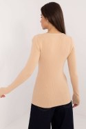 Sweter Damski Model AT-SW-2332-2.62 Beige - AT Sweter Damski Model AT-SW-2332-2.62 Beige - AT