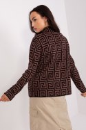 Sweter Damski Model AT-SW-2341.00P Brown - AT Sweter Damski Model AT-SW-2341.00P Brown - AT