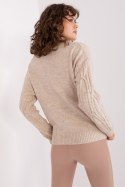 Sweter Damski Model AT-SW-2349-2.27 Beige - AT
