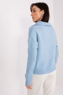 Sweter Damski Model AT-SW-2349-2.27 Light Blue - AT
