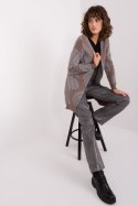 Sweter Kardigan Model AT-SW-234501.00P Dark Brown - AT Sweter Kardigan Model AT-SW-234501.00P Dark Brown - AT