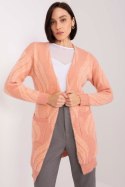 Sweter Kardigan Model AT-SW-234501.00P Dark Pink - AT Sweter Kardigan Model AT-SW-234501.00P Dark Pink - AT