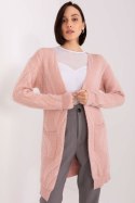 Sweter Kardigan Model AT-SW-234501.00P Light Pink - AT Sweter Kardigan Model AT-SW-234501.00P Light Pink - AT