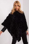 Sweter Ponczo Model AT-PN-2347.16 Black - AT Sweter Ponczo Model AT-PN-2347.16 Black - AT
