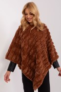 Sweter Ponczo Model AT-PN-2347.16 Light Brown - AT Sweter Ponczo Model AT-PN-2347.16 Light Brown - AT