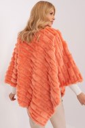Sweter Ponczo Model AT-PN-2347.16 Orange - AT Sweter Ponczo Model AT-PN-2347.16 Orange - AT