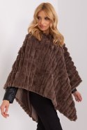 Sweter Ponczo Model AT-PN-2347.68 Brown - AT Sweter Ponczo Model AT-PN-2347.68 Brown - AT