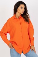 Koszula Damska Model TO-KS-7128.70 Orange - Factory Price Koszula Damska Model TO-KS-7128.70 Orange - Factory Price