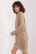 Sukienka Model BA-SK-8023-1.29X Dark Beige - Badu Sukienka Model BA-SK-8023-1.29X Dark Beige - Badu