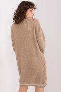 Sukienka Model BA-SK-8023-1.29X Dark Beige - Badu Sukienka Model BA-SK-8023-1.29X Dark Beige - Badu