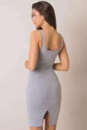Sukienka Model RV-SK-5946.37P Grey - BFG Sukienka Model RV-SK-5946.37P Grey - BFG
