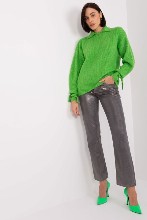 Sweter Damski Model BA-SW-0305.67P Light Green - Badu Sweter Damski Model BA-SW-0305.67P Light Green - Badu